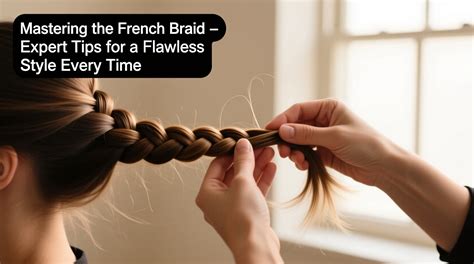 Tips for a Flawless French Braid Ponytail
