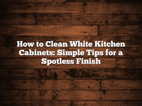Tips for a Spotless Finish