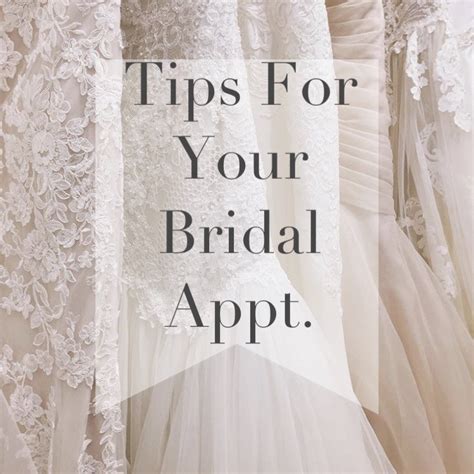 Tips for a Successful Bridal Appointment