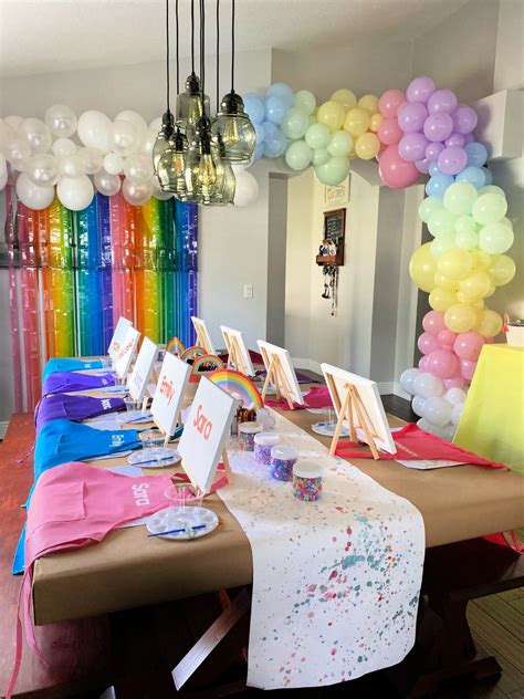 Tips for a Successful Paint Studio Birthday Bash