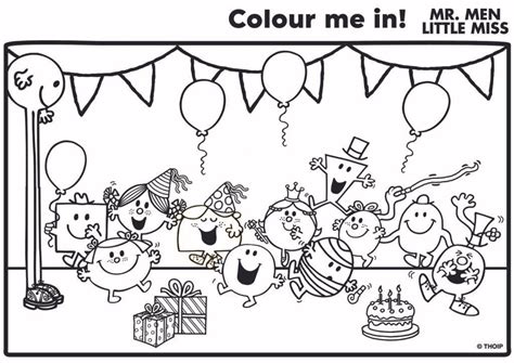 Tips for an Amazing Mr Men Colouring Session