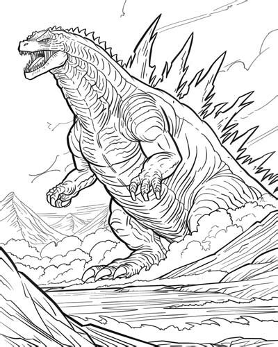 Tips for an Epic Godzilla Coloring Session