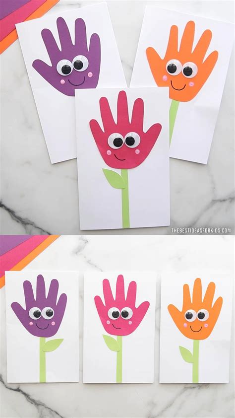 Tips for the Perfect Flower Handprint Card