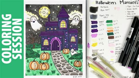 Tips for the Perfect Halloween Coloring Session