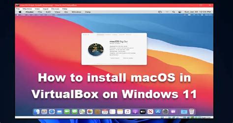 Tips on Using macOS in VirtualBox