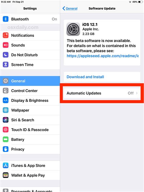 Tips to speed up iOS update installation process