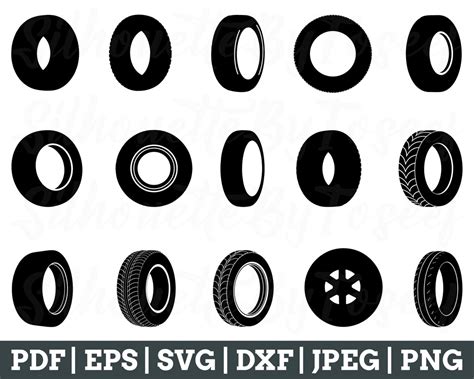 Download Tire Shapes For Cricut