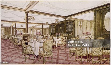 The Grand Dining Room of the Titanic