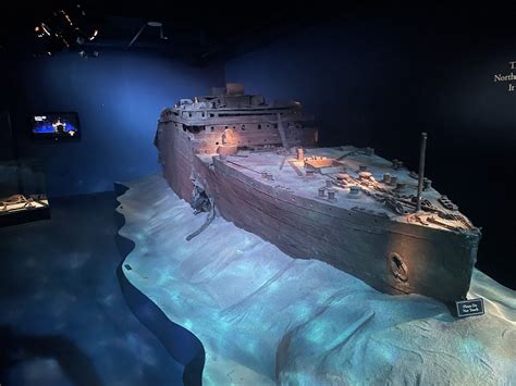 Titanic interactive exhibits