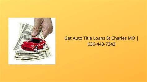 Title Loans Online St Charles Mo