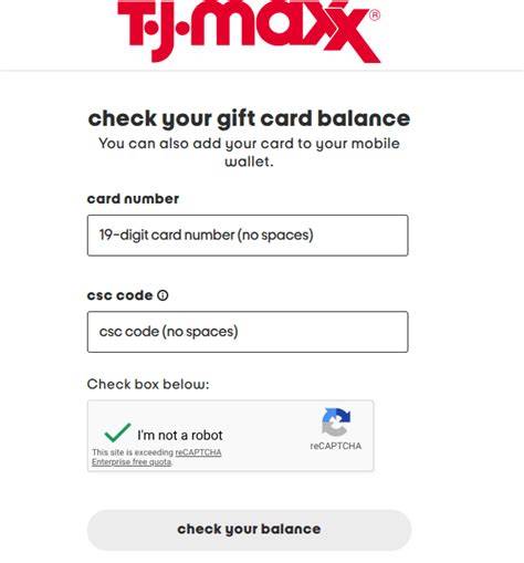 Unlock your Shopping Bliss with TJ Maxx Gift Card Balance: A Joyful Journey Awaits!