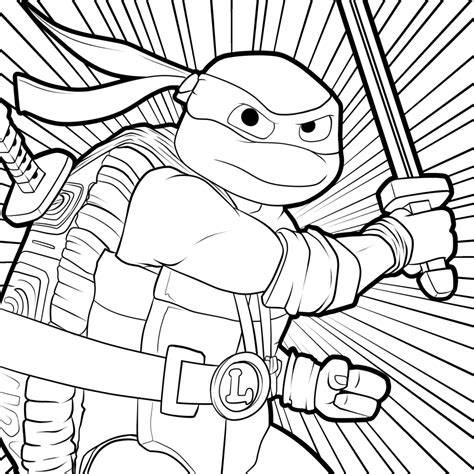 Tmnt Coloring Pages Leonardo
