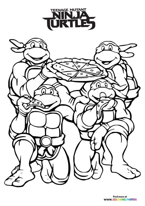 Tmnt Free Coloring Pages
