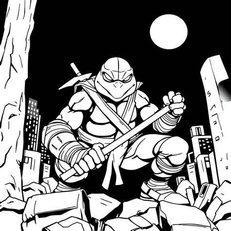 Tmnt Midnight Fanart Coloring Pages