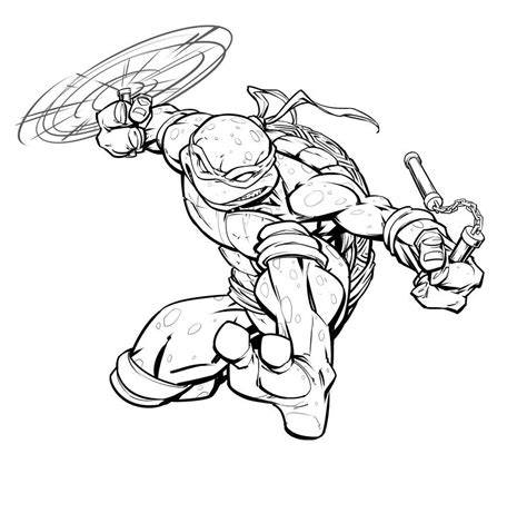 Tmnt Mikey Fanart Coloring Pages