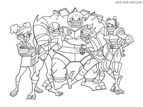 Tmnt Rise Coloring Pages