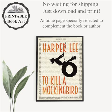 To Kill A Mockingbird Printable Book