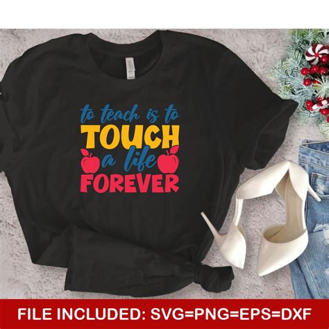 Download To Teach - Touch a Life 4... Cricut SVG DXF Files