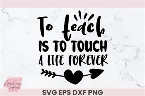 Download To Teach - Touch a Life 4... Cricut SVG For Crafts