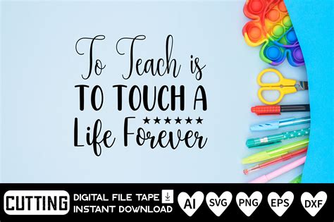 Download To Teach - Touch a Life 4... Printable
