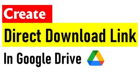 To begin the Direct Download data link from Google Drive
