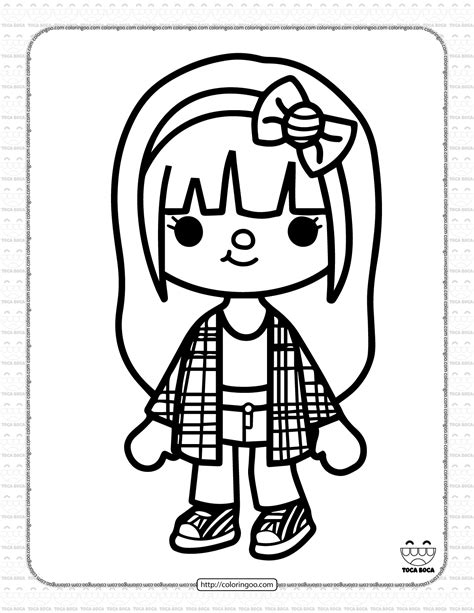 Toca Boca Color Pages