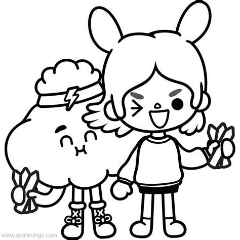 Toca Boca Coloring Pages Printable