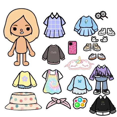 Toca Boca Printables Clothes