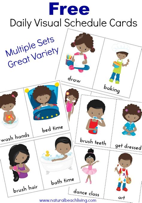 Toddler Visual Schedule Printable Free
