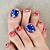 Toe Nail Designs For Fourth Of July