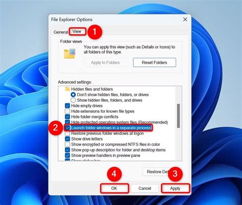 Toggle The Folder Process In File Explorer