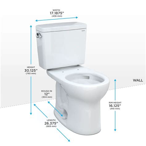 Toilet Sizes Chart