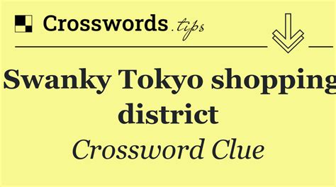 Tokyo Shopping District