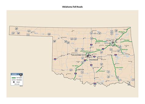Toll Roads Oklahoma Map