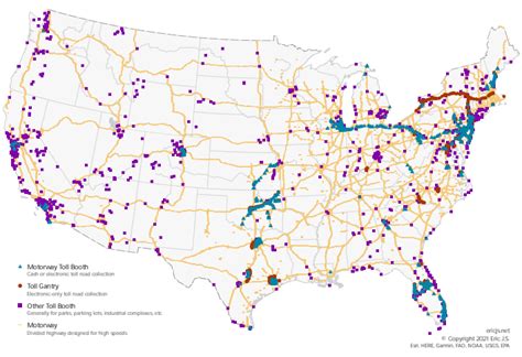 27 Toll Roads Map Usa Maps Online For You