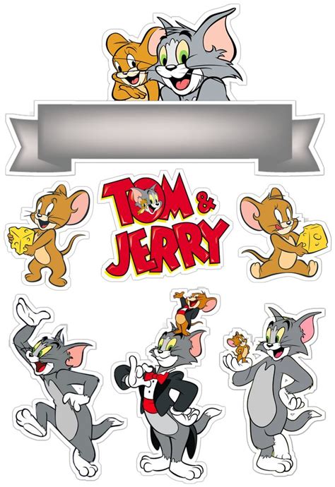 Tom And Jerry Cake Topper Printable