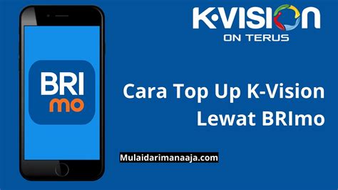 Tombol Top Up K Vision Lewat WhatsApp