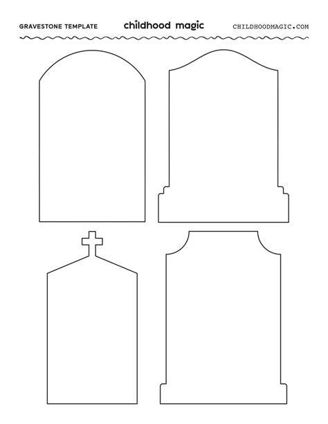 Tombstone Template Drawing
