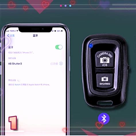 Tomsis Remote Foto Bluetooth Remote Shutter Kamera Android Ios