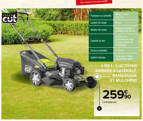 Tondeuse Carrefour