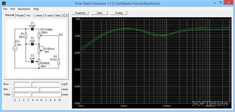 Tone Stack Calculator