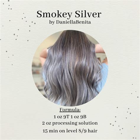 Toning Formulas for Smokey Silver Ash