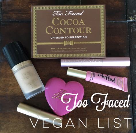 Too Faced Is Vegan
