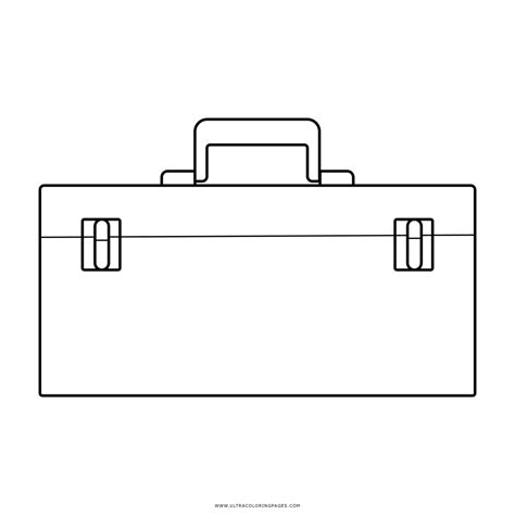 Tool Box Coloring Page