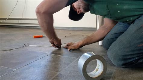 Tools needed for repairing vinyl flooring separation