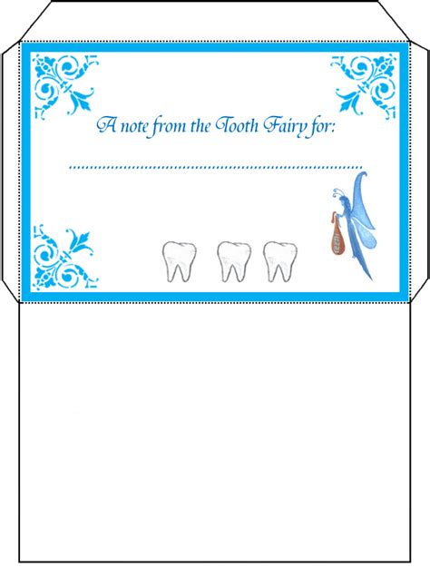 Tooth Fairy Printable Envelope