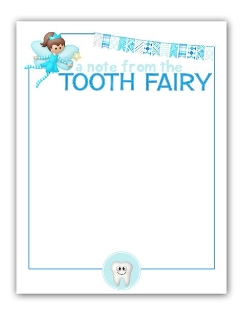 Tooth Fairy Letterhead Template Free