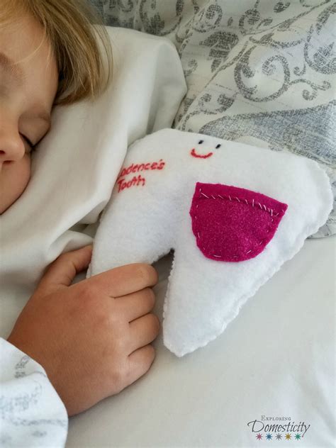 Tooth Fairy Pillow & Free Printable - Simply Gloria
