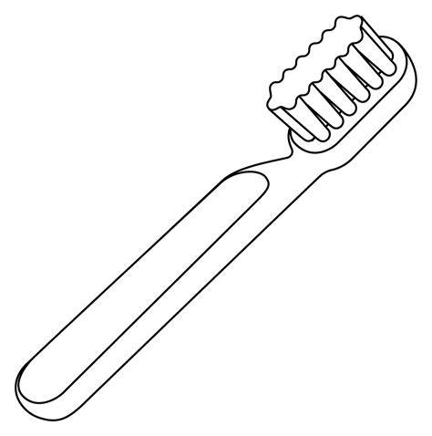 Toothbrush Color Page