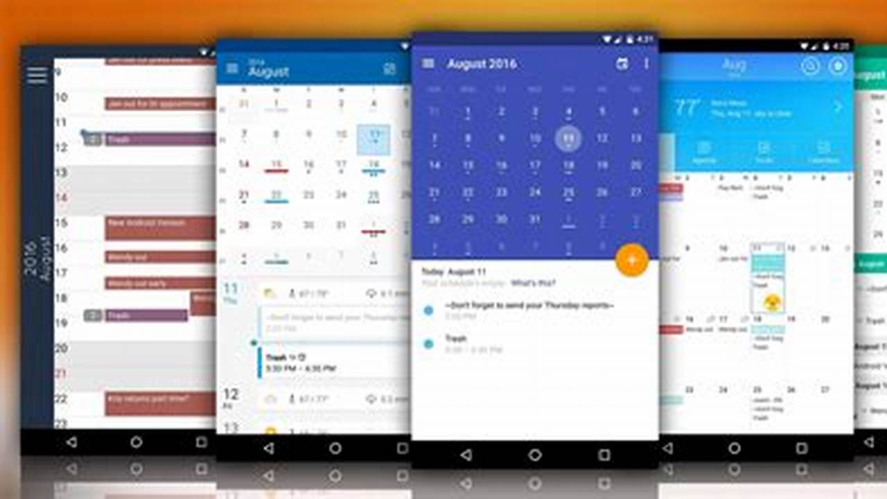 Top Android Calendar Apps
